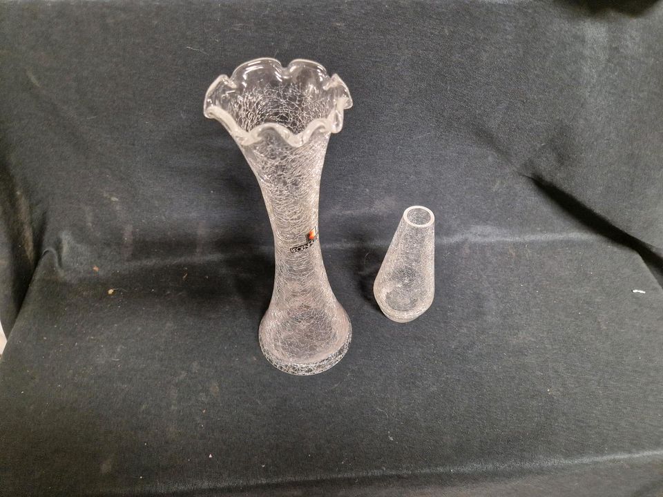 Regenhütte Vase, Glasvase