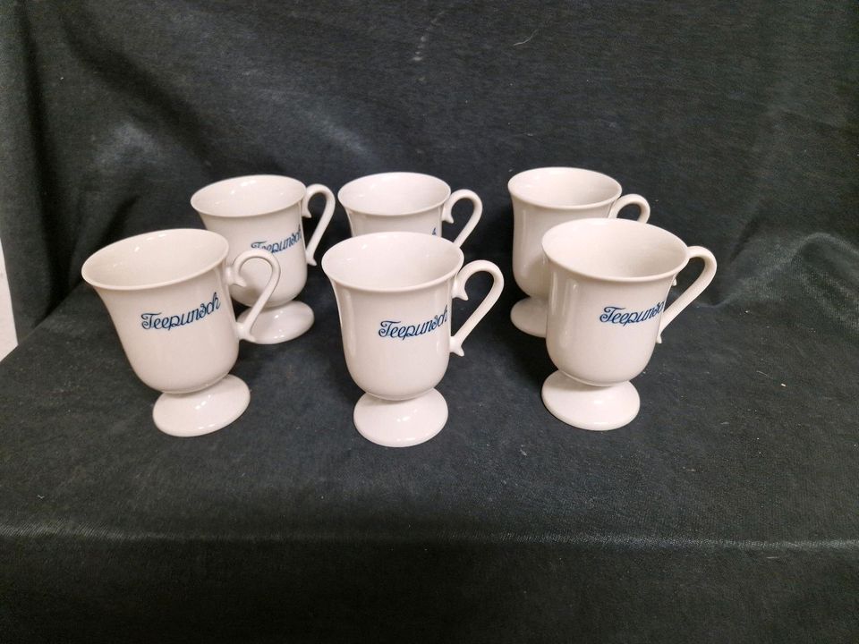 Teepunsch Becher 6 Stück