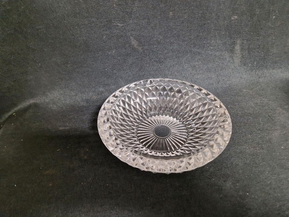 Bleikristall Aschenbecher Glas