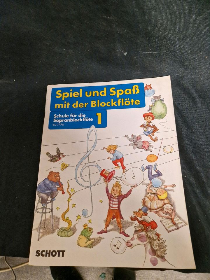 Spiel und Spaß mit der Blockflöte , Schott , Buch
