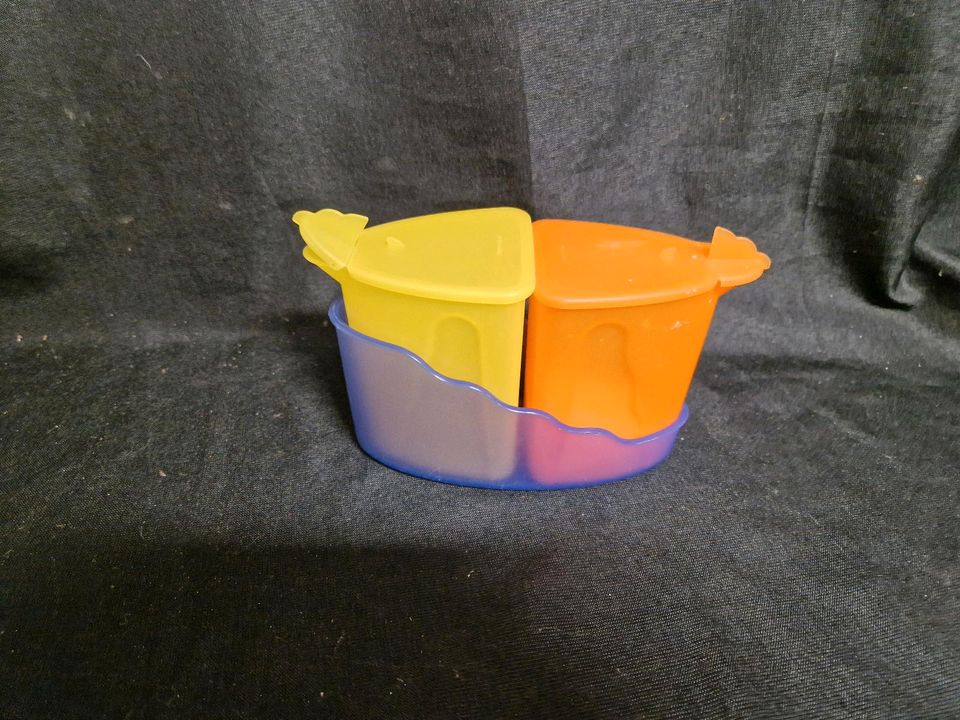Tupperware, Junge Welle, Zuckerdose, Sahnekännchen