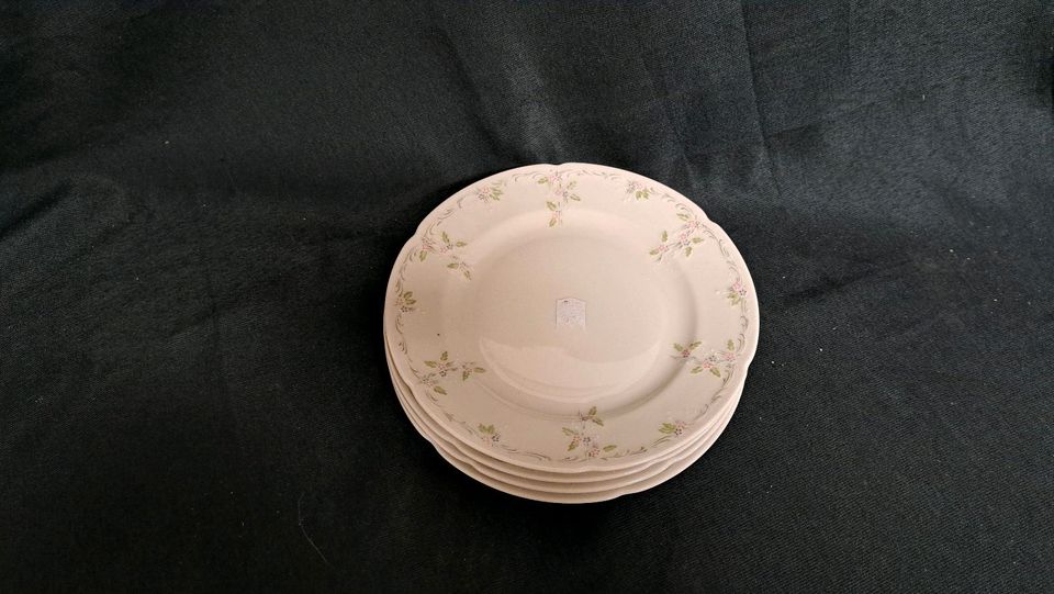 Kaiser Rokokoform Dubarry Orangerie 4 Kuchenteller 20,4 cm
