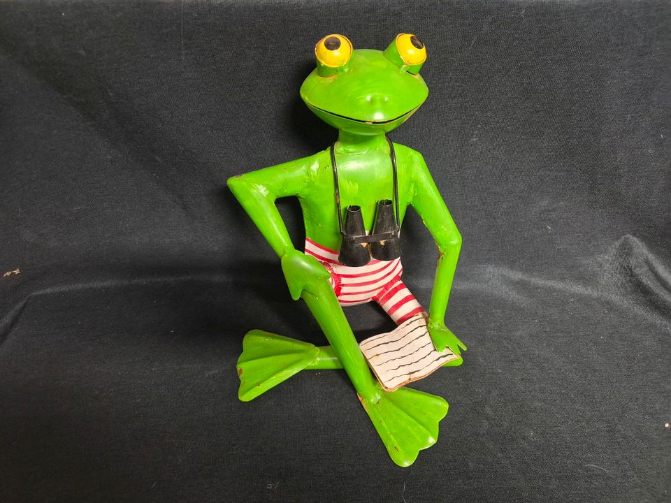 Deko Frosch, Garten , Metall