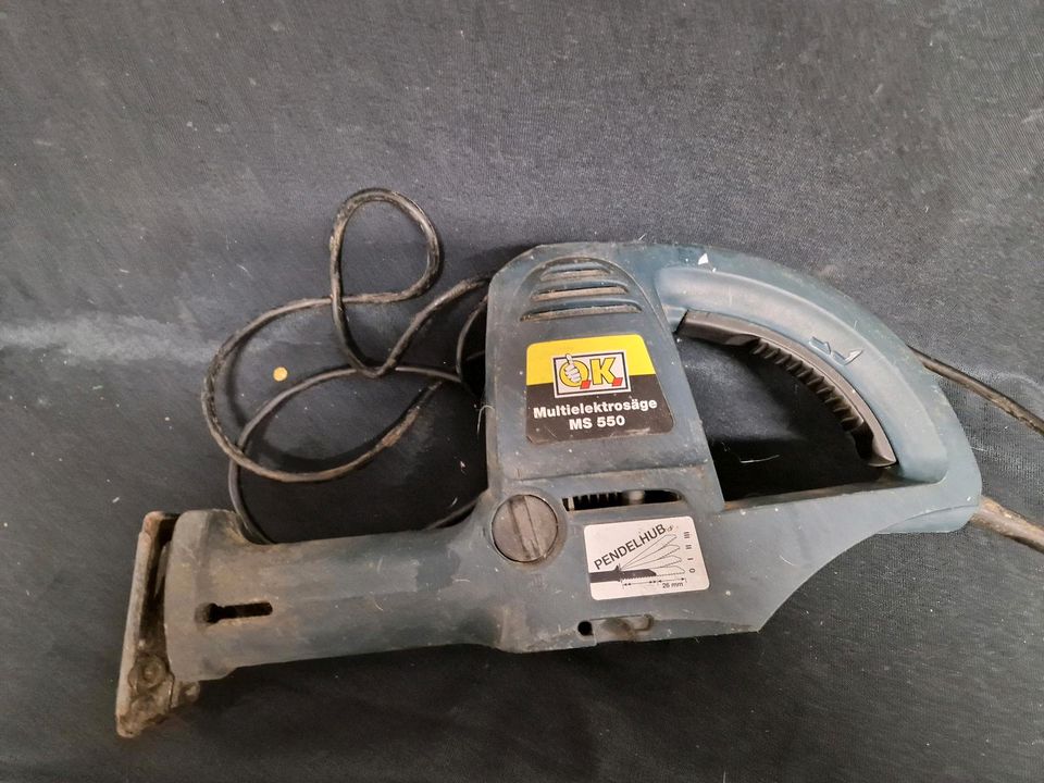 Multielektrosäge Pendelhub , Ms 550