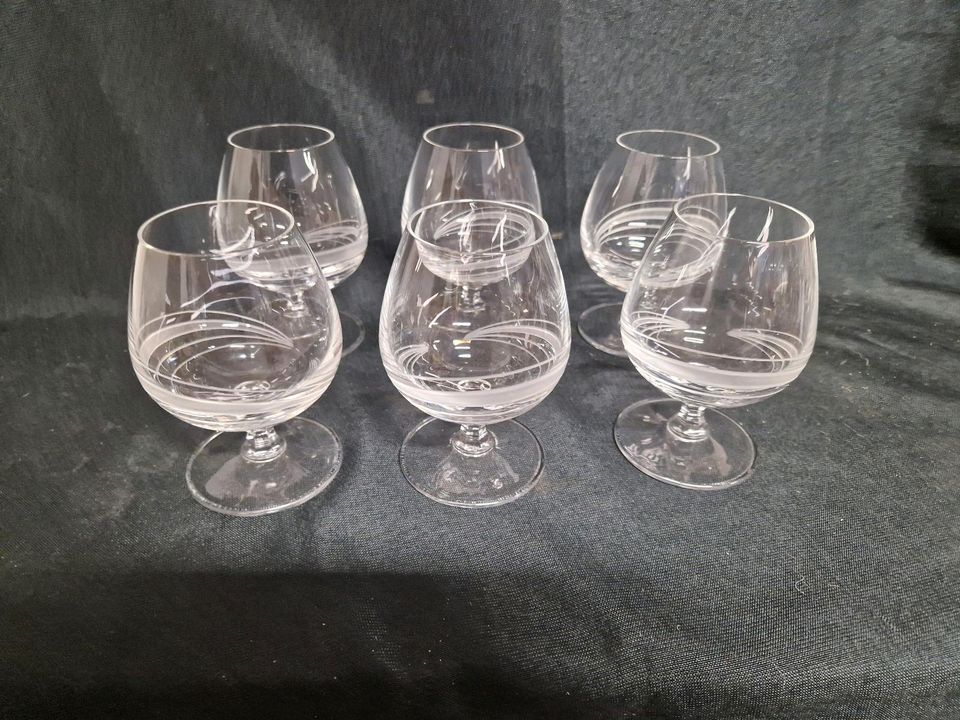 Cognac Gläser Bleikristall