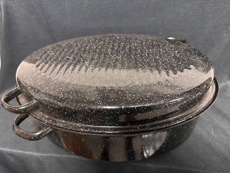 Auflaufform Emaille Gänsebräter Bräter