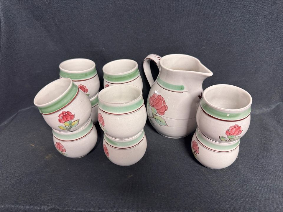 Melitta Friesland Ceracron Krug mit 10 Bechern
