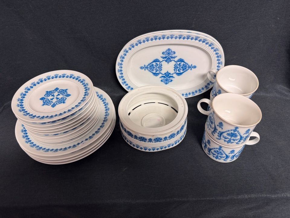 Melitta Friesland Jeverland Blau Geschirr Friesisch blau