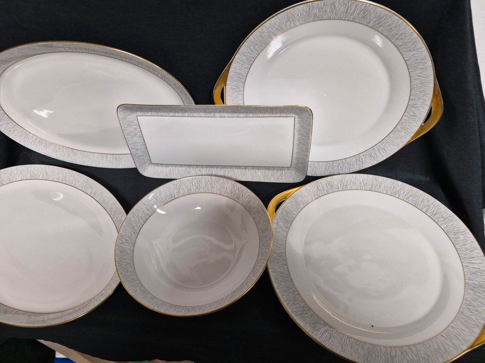 königlich Tettau, Ria , Fleischplatten, Kuchenplatte, Schüssel