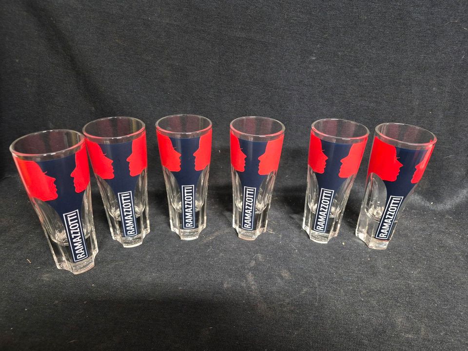 Ramazzotti Gläser 2 cl , 4 cl