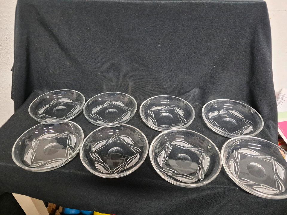 Desserschalen, Puddingschalen , Glas