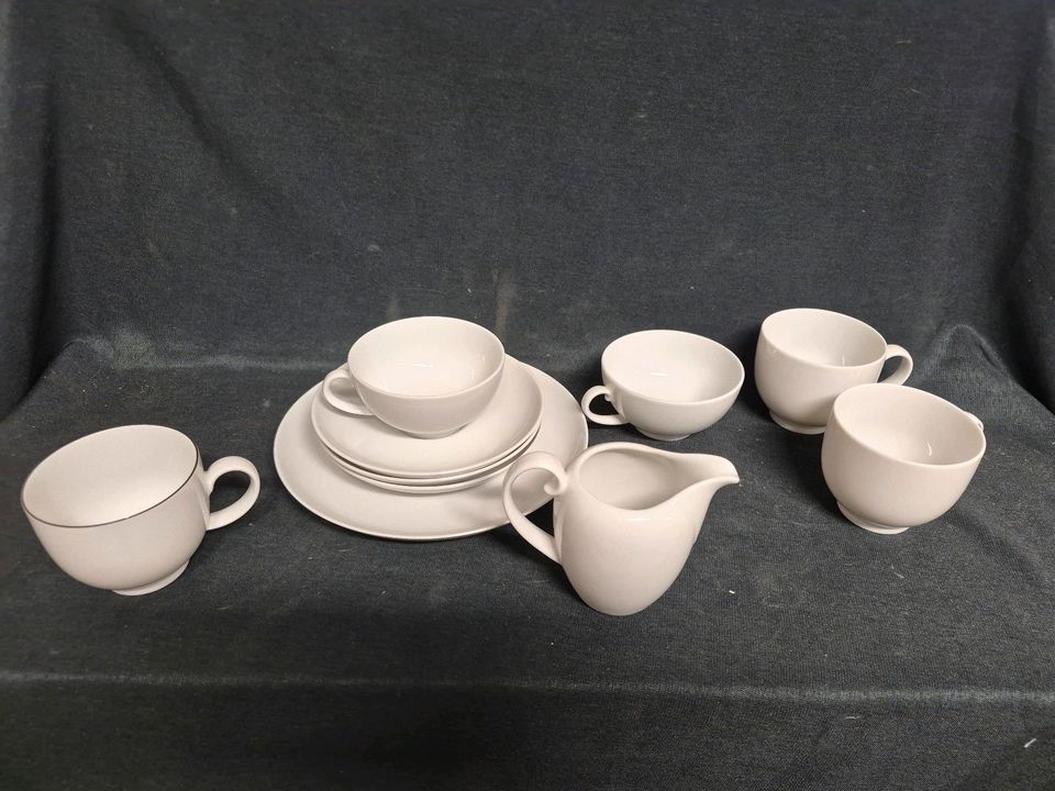 Seltmann Weiden, Teegeschirr, Kaffeetassen weiß
