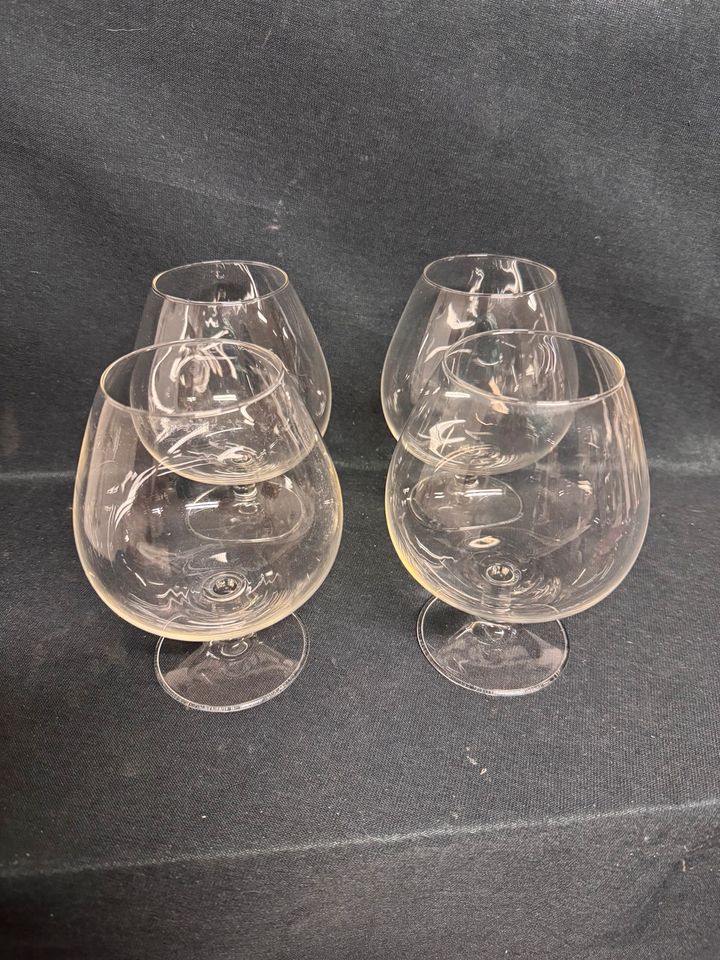 4x Cognac Gläser
