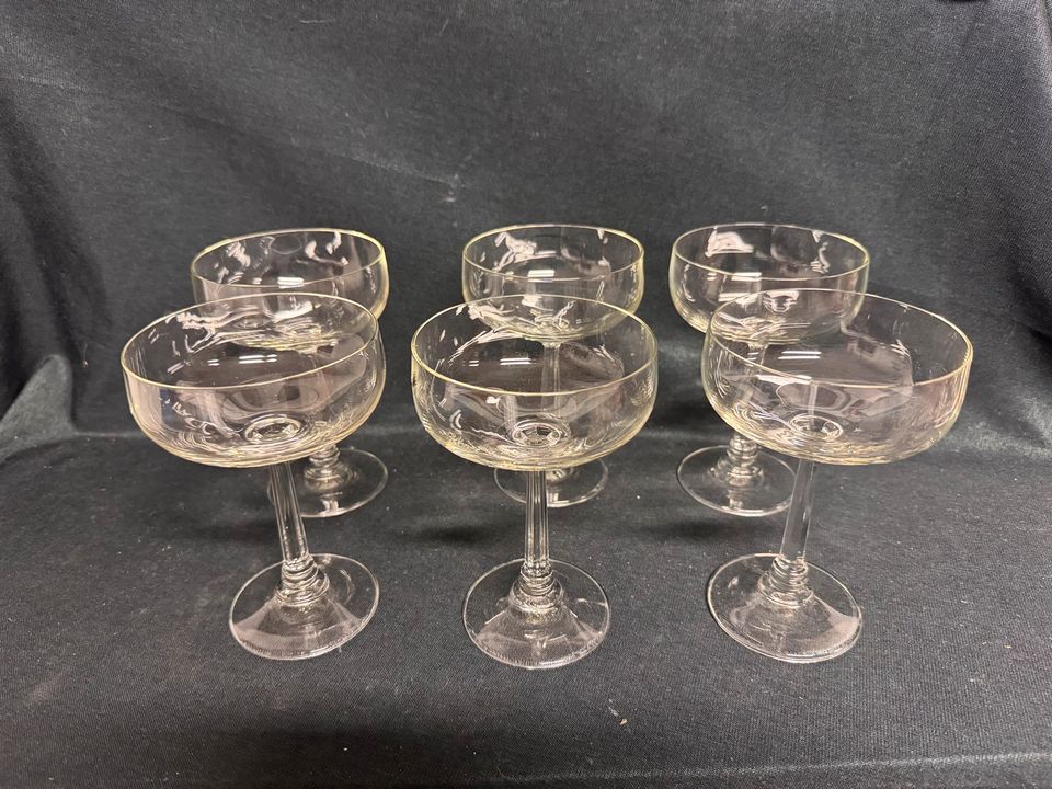 Champagner Gläser 6x
