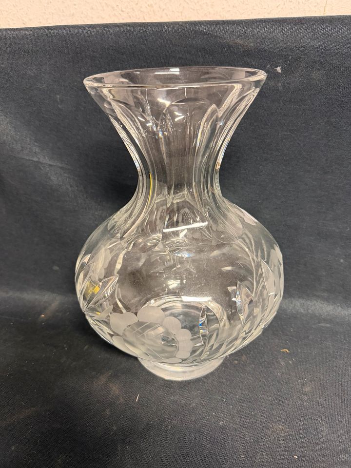 Vase Bleikristall