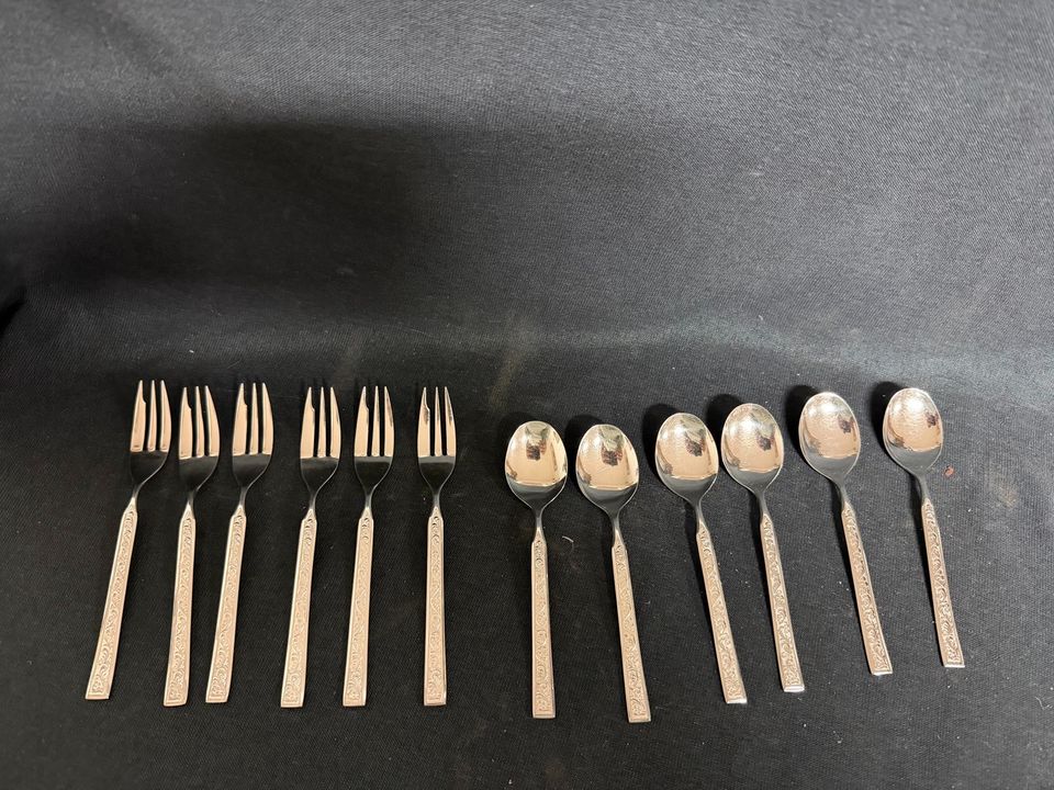 Besteck P & S Kuchengabeln Kaffeelöffel