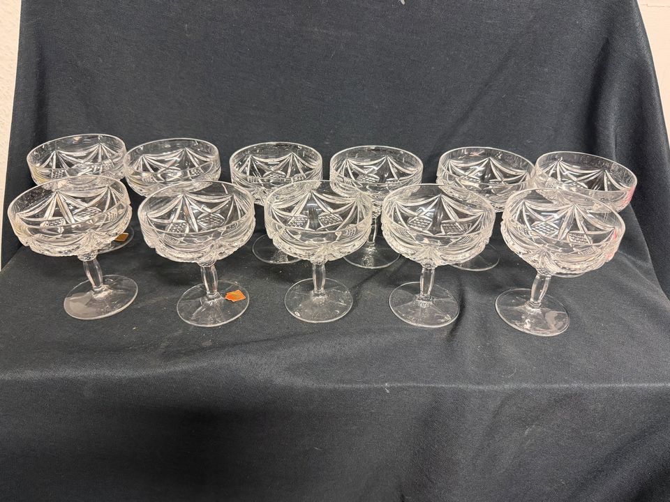 11x Champagner Gläser Schwenker Kelch Katharina Hütte