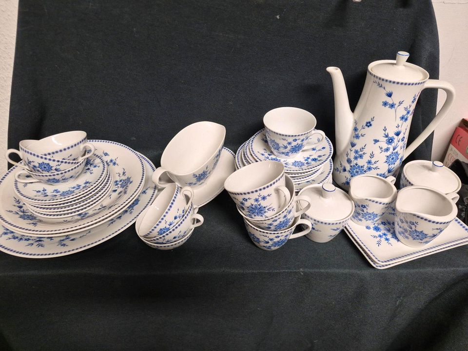Seltmann Weiden, Bayrisch Blau, Kaffeetassen, Teetassen
