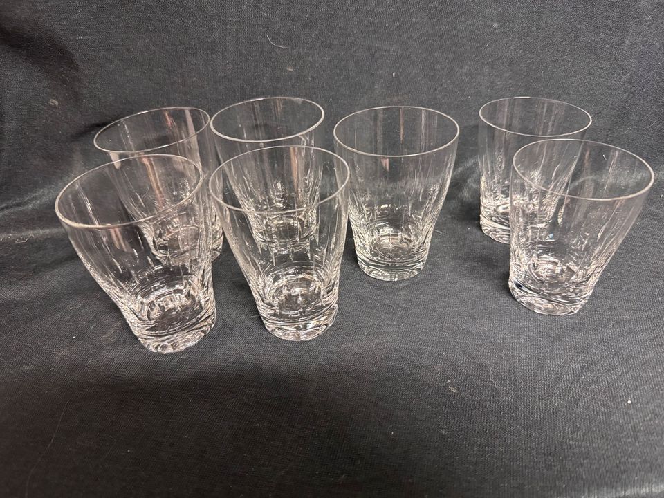7x Sprudelgläser Wassergläser