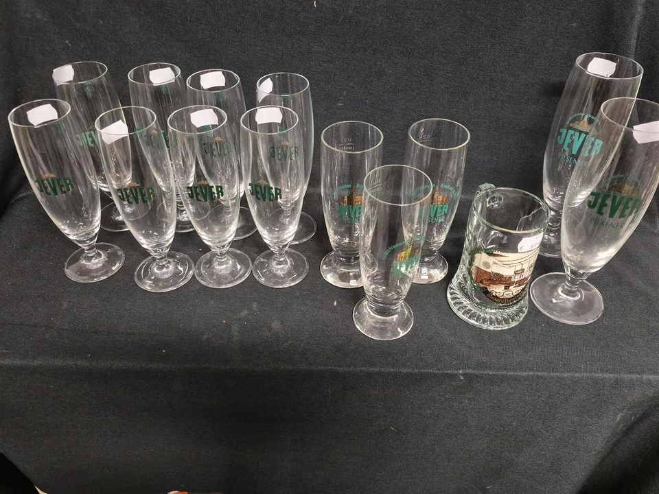 Jever Gläser, 0,2 , 0,3 Liter, Biertulpen, Biergläser
