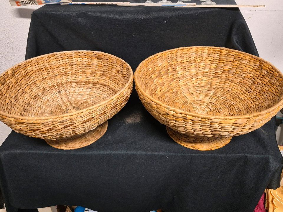 Deko Schalen , Rattan , Geflochten