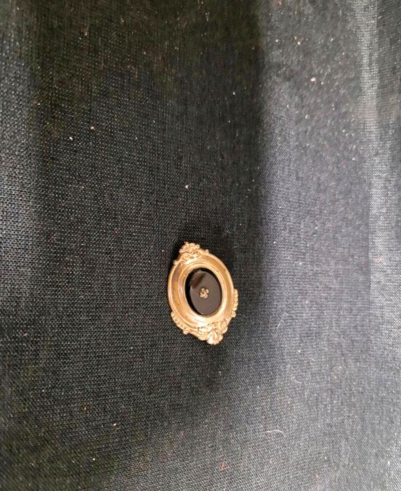 Schaumgold Brosche 4 cm lang