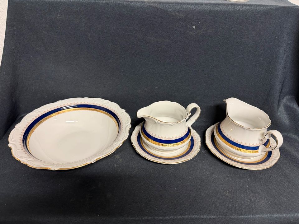 Geschirr Winterling Röslau Gold blau