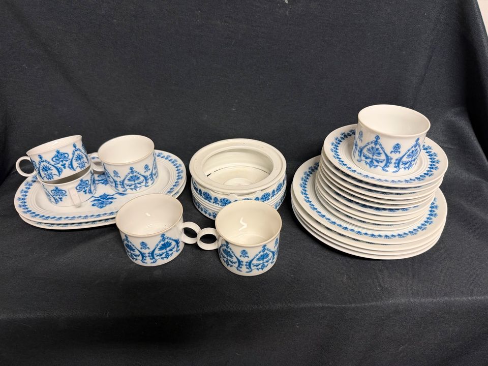 Melitta Friesland Jeverland Friesisch blau Restgeschirr