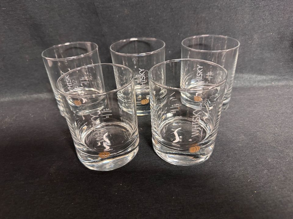 5x Whisky Gläser