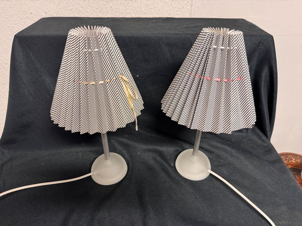 2x Ikea Tischlampen Nachtischlampe