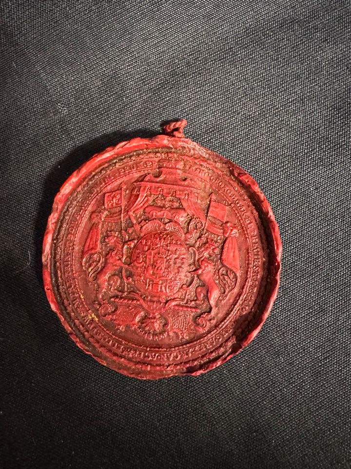 Wachssiegel Siegel Wappen