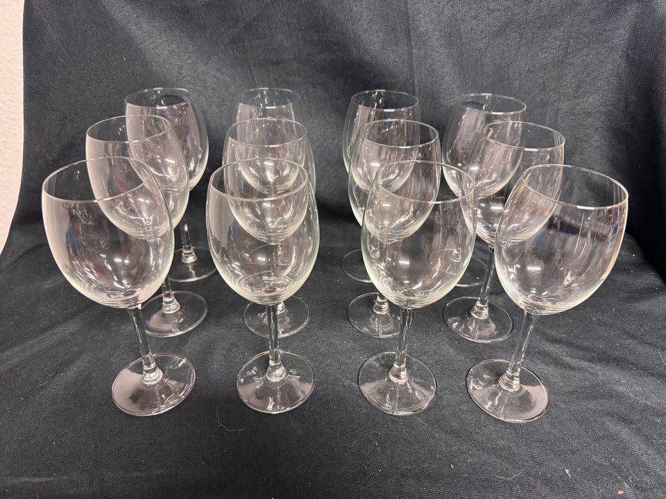 12x Wein Gläser Weißwein