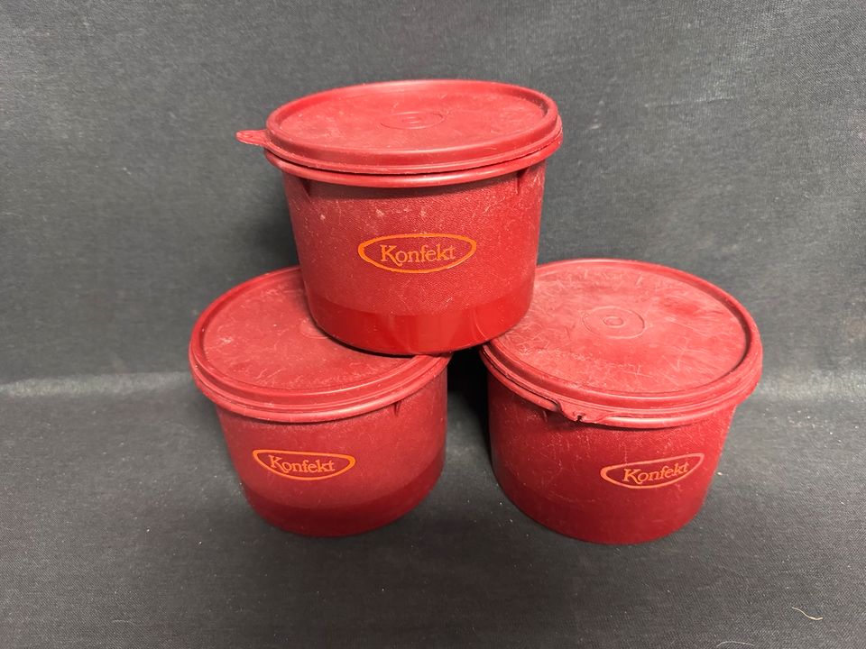 3x Tupperware Konfekt Tupperdose