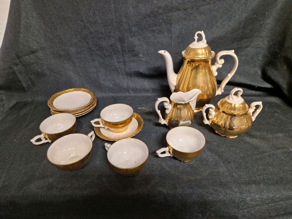 Teeset, Gold, Teegeschirr