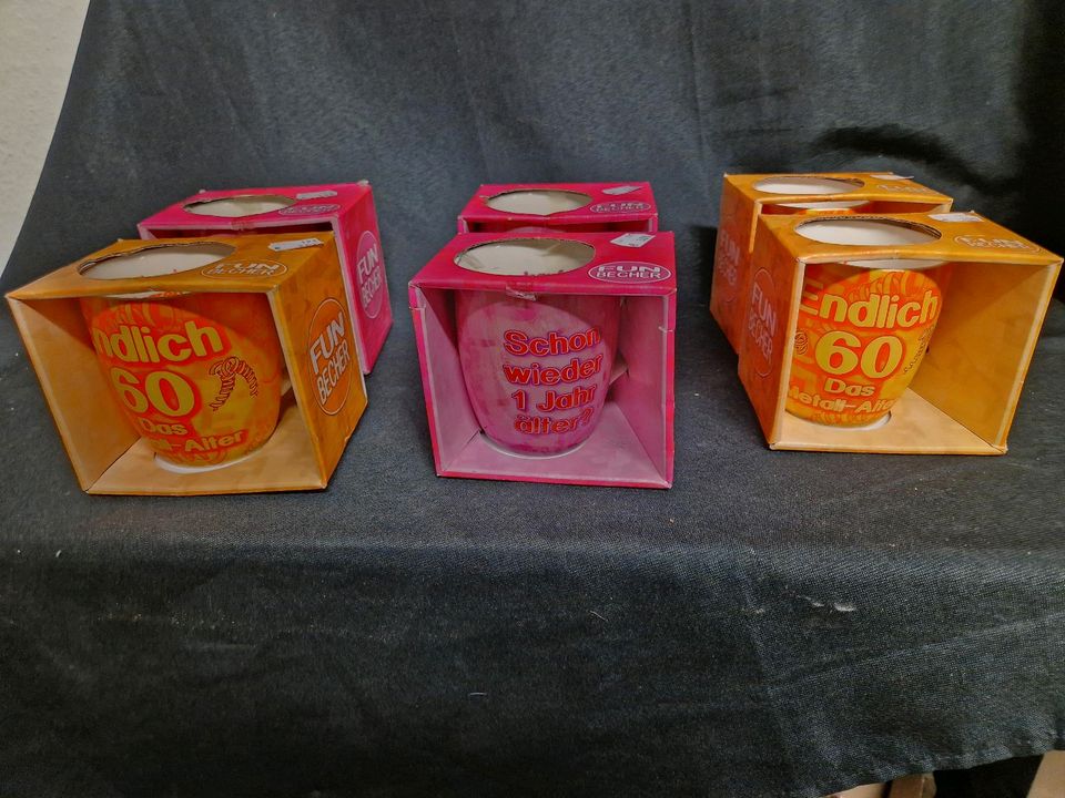 Kaffeebecher, Geburtstagsgeschenk, 60 Jahre ,