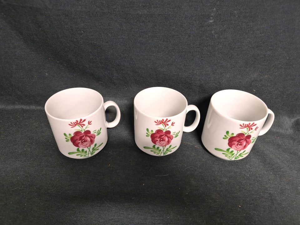 Kronester, Ostfriesenrose, Kaffeebecher