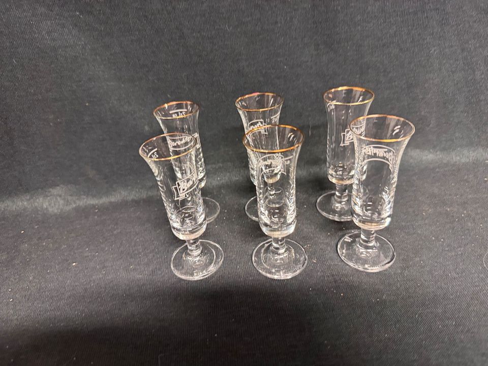 6x Berentzen Schnapsgläser