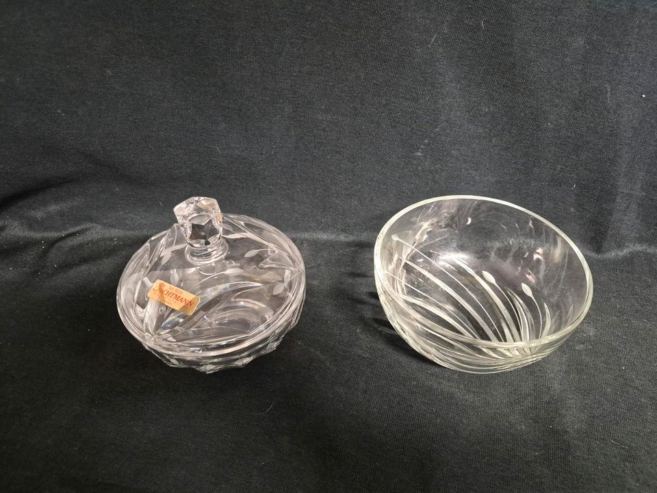Nachtmann, Glasschale, Deckeldose