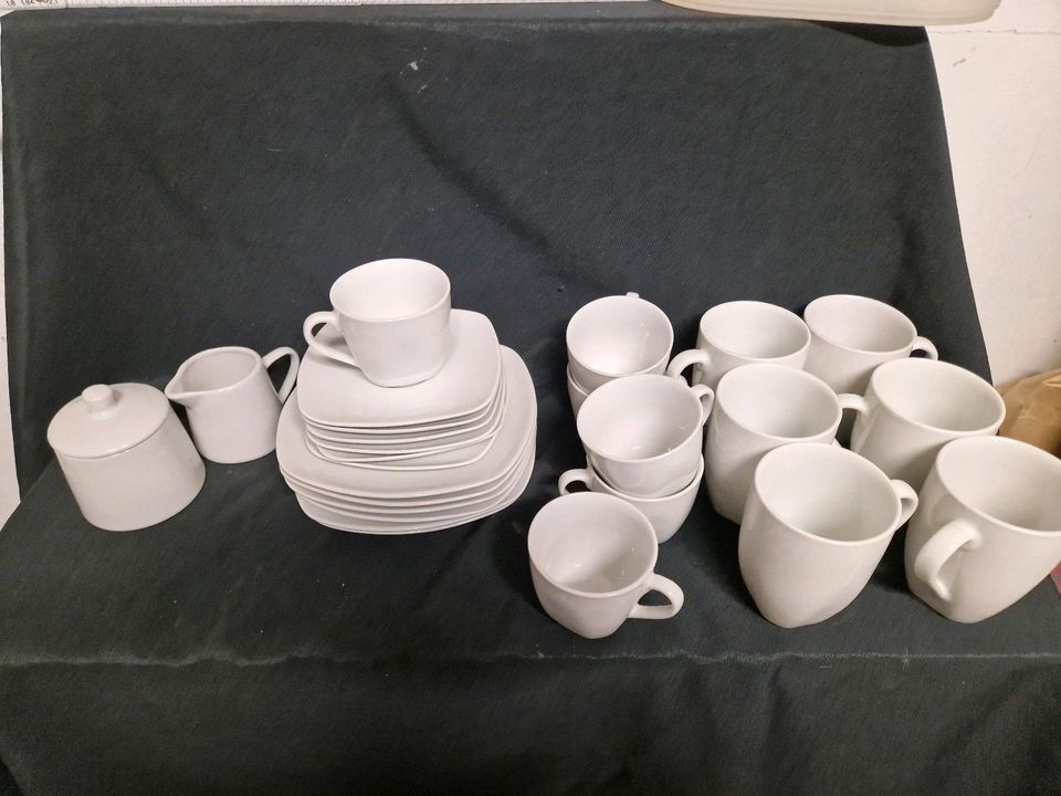 Geschirr , weiß Kaffeegeschirr Kaffeebecher