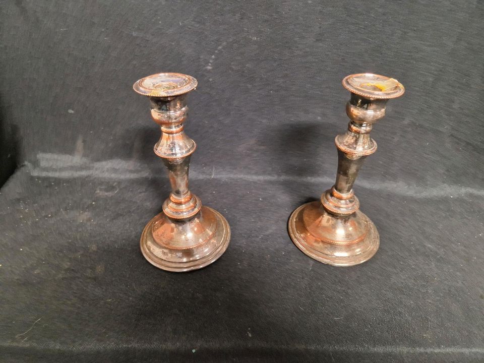 Kerzenständer Silber 2 Stück Fallstaff,