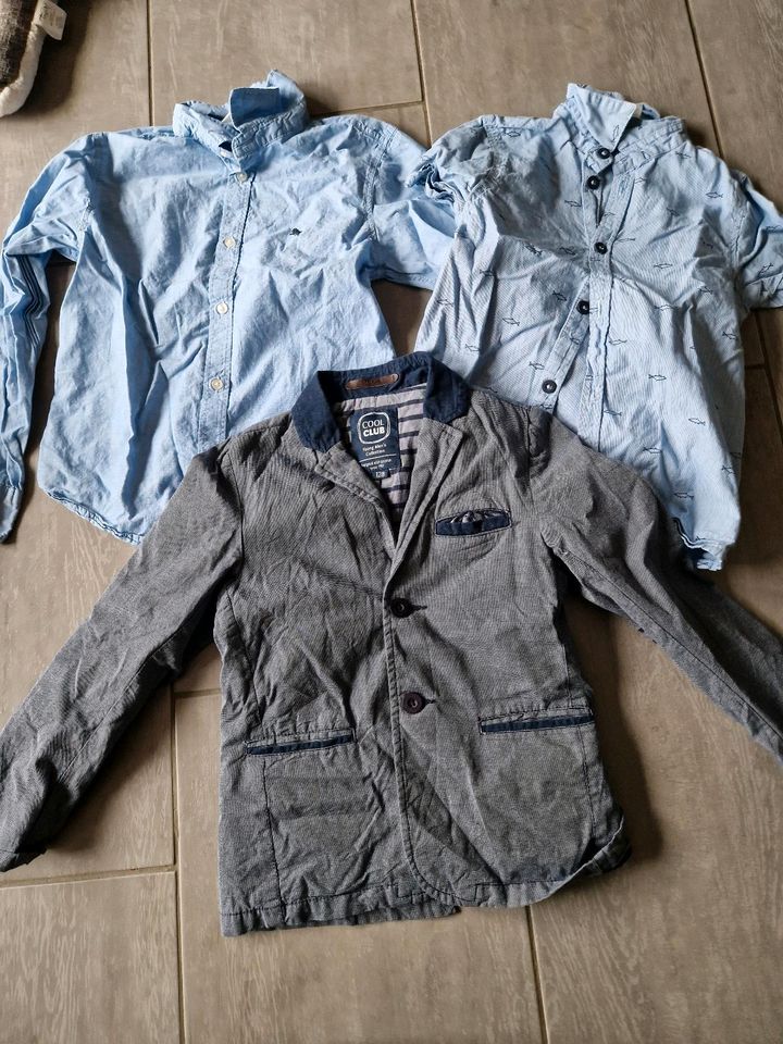 Hemd, Jacke Junge Gr 128, 134