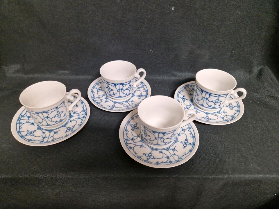 Bareuther, indisch Blau Strohblume Kaffeetasse