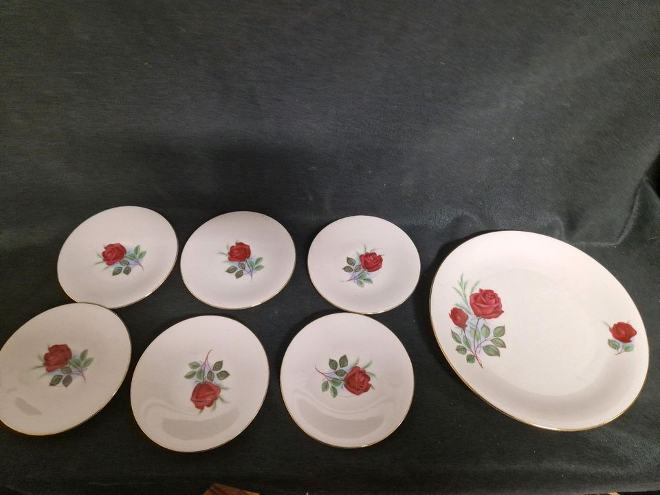 Seltmann Weiden Konfektteller Gebäckschale Rose