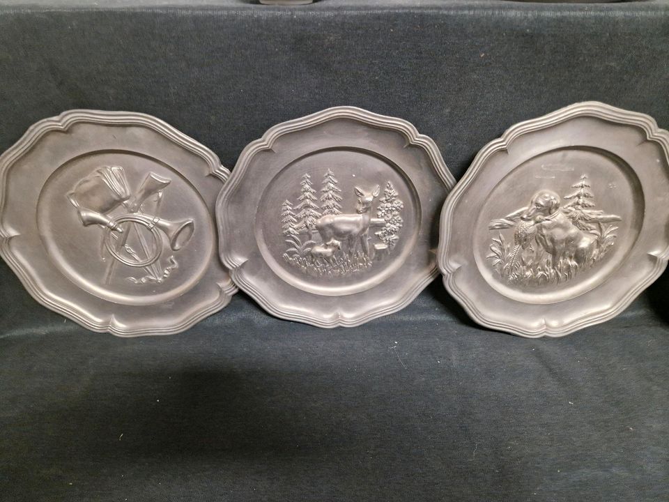 Blei Wandteller, Jäger , Jagd
