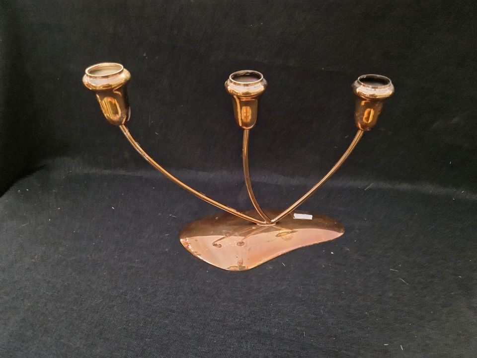 Kerzenständer feinsilber 19 cm hoch 25,5 cm lang