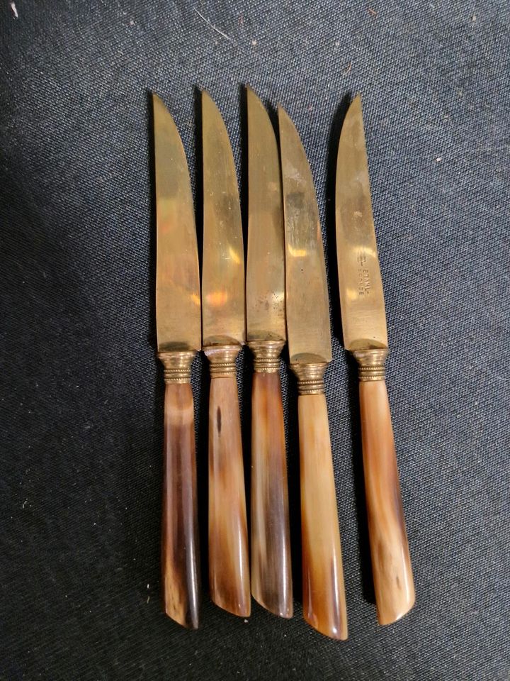 Buttermesser, Stahl, Klinge 5 Stück