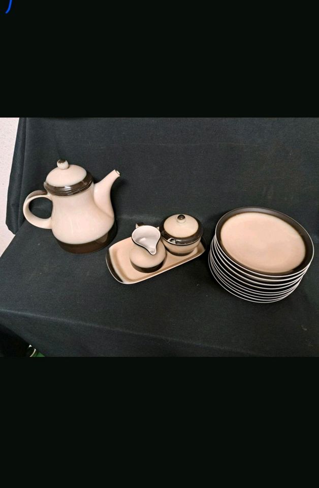 Arzberg , schwarz creme Kuchenteller