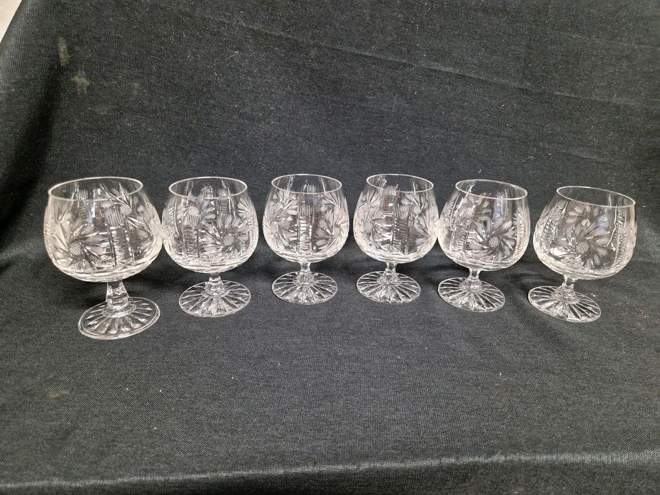 Bleikristall, Cognac Gläser